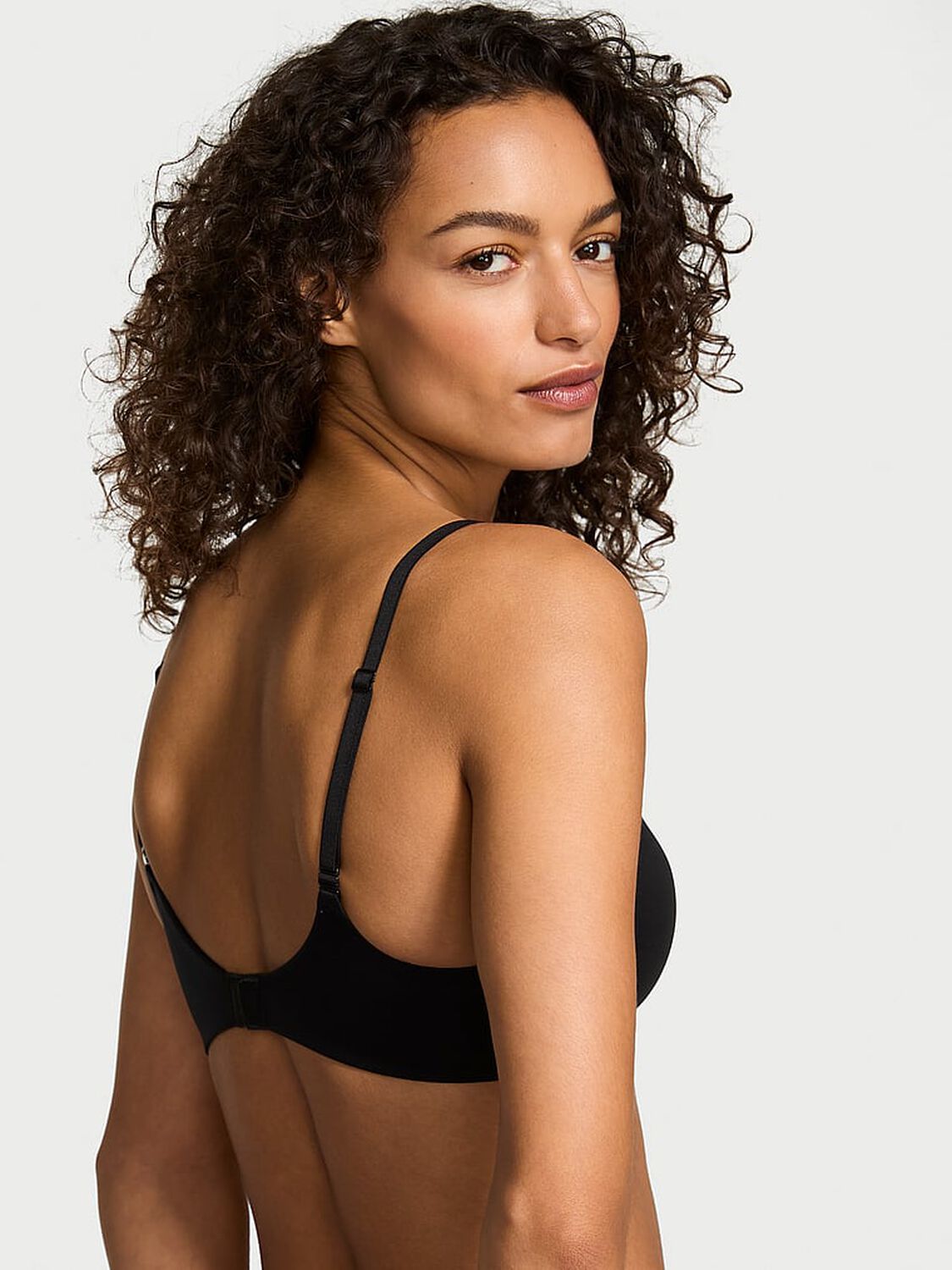 vs Body By Victoria Lightly Lined Smooth Demi Bra Black 2 of 3 