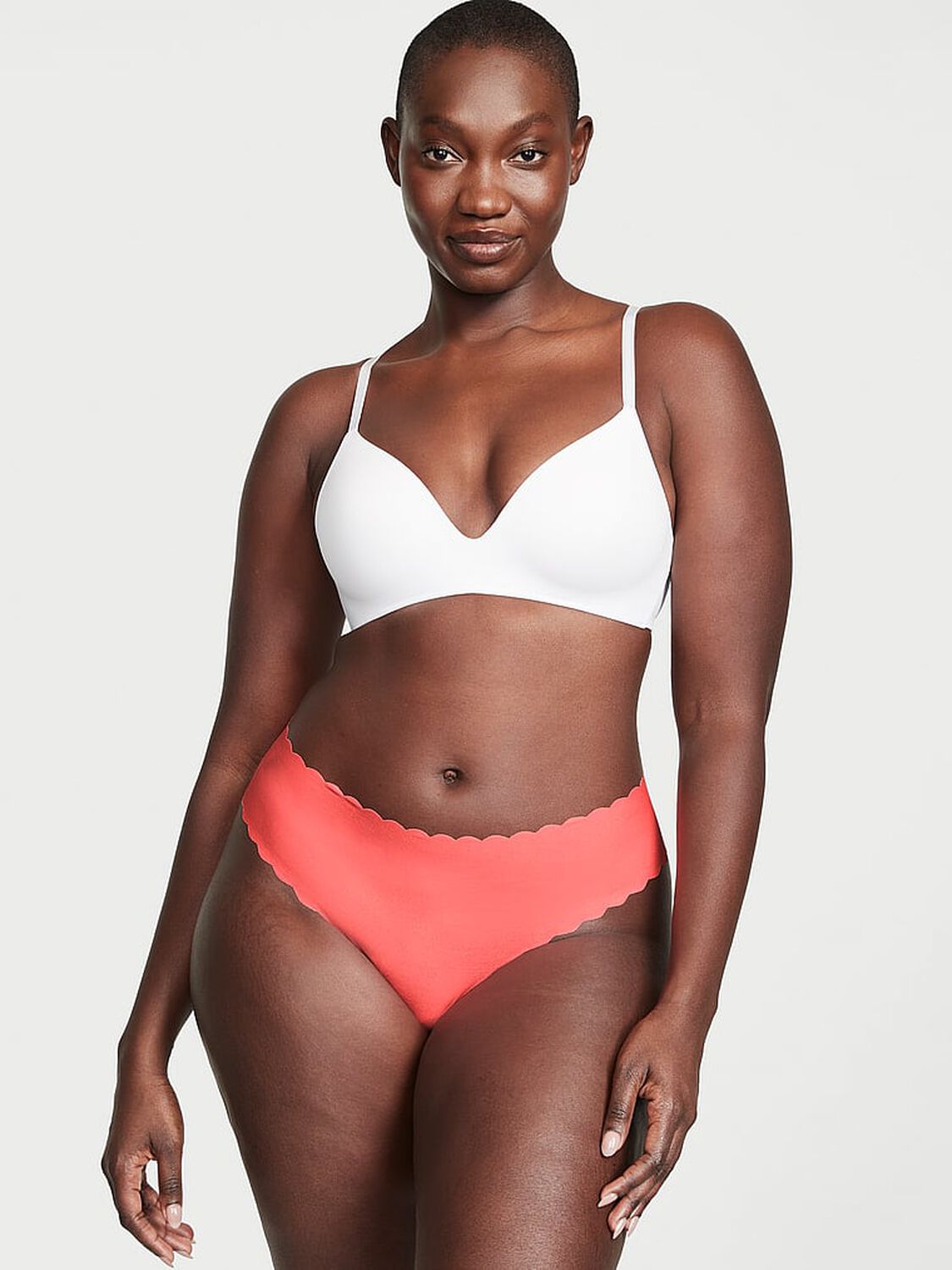 vs No-Show No-Show Thong Panty Coral Blaze 1 of 3 