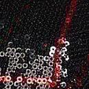 Sequin Tartan Bralette & Skirt Set, Black Plaid, swatch