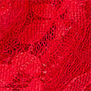 Wicked Twinkle Strap Unlined Lace Balconette Bra, Bright Vermillion, swatch