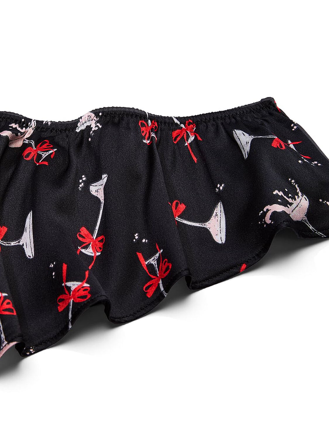 vs Very Sexy Satin Flutter Cheeky Panty Black 4 of 4 