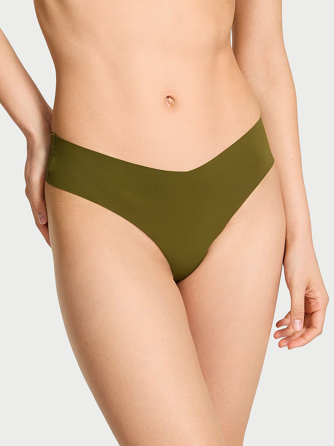 vs No-Show No Show Strappy Thong Panty Green Chameleon 1 of 3 