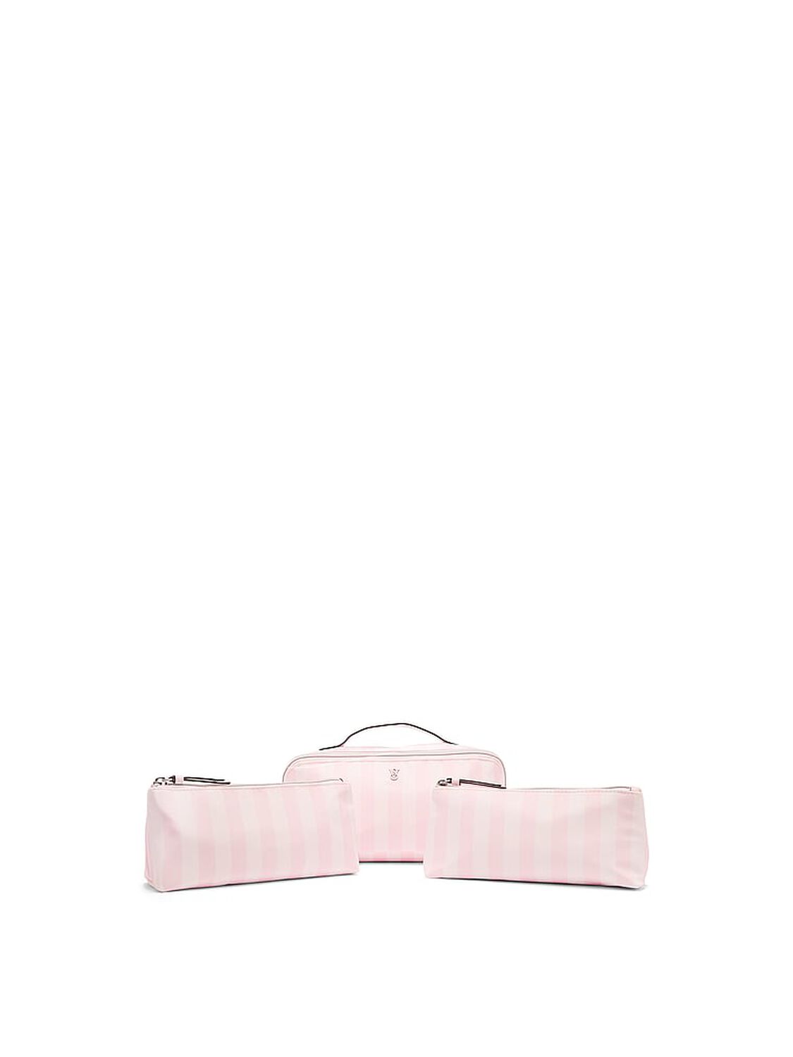 vs Victoria's Secret 3-Piece Makeup Bag Heritage Stripe 4 of 4 