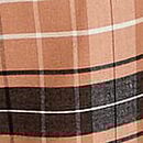 Modal-Cotton Pajama Pants, Toffee/Coconut White Bold Plaid, swatch