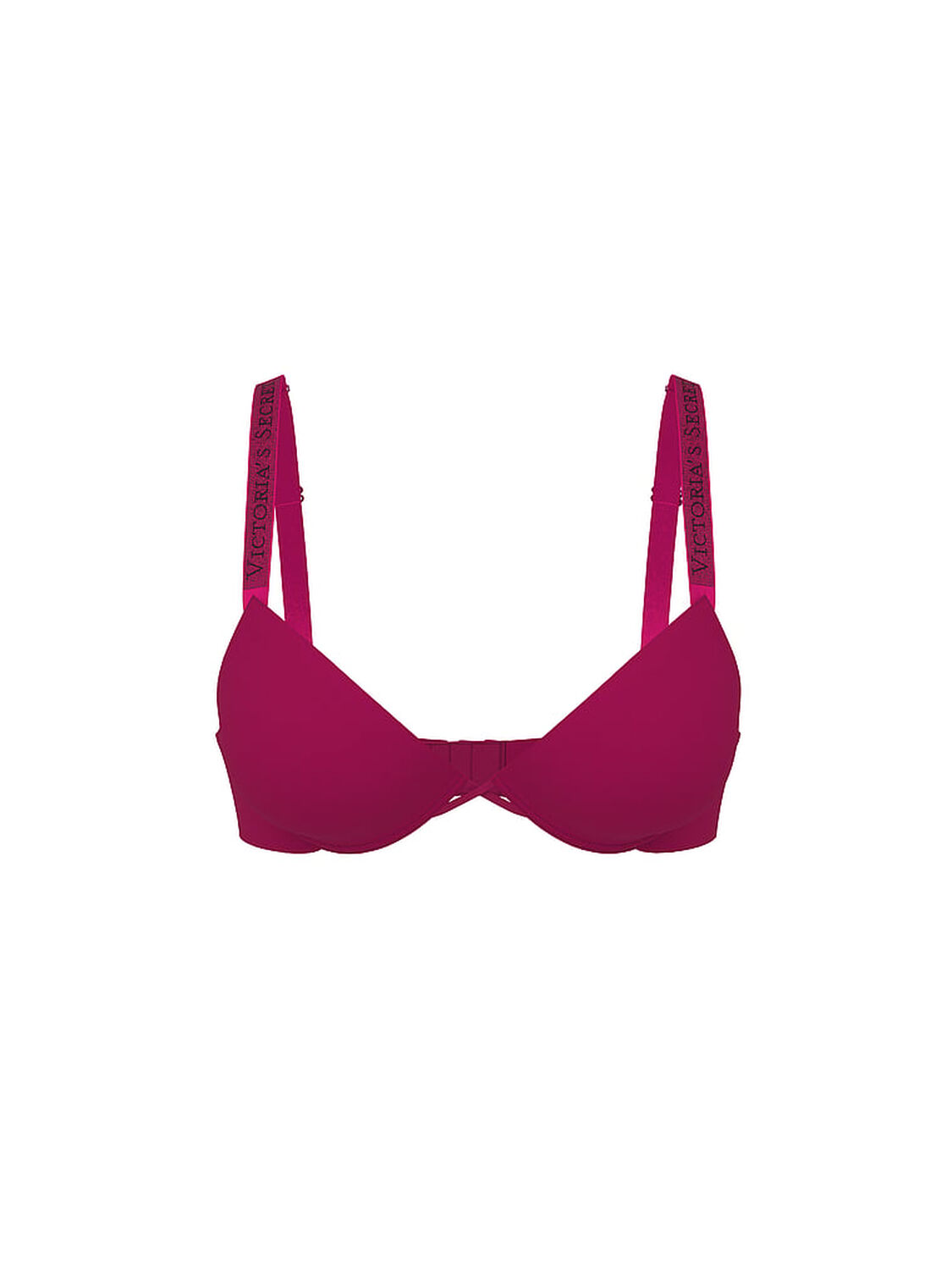 vs Very Sexy Bombshell Logo Shine Strap Add-2-Cups Push-Up Bra Fresh Jam 2 of 3 