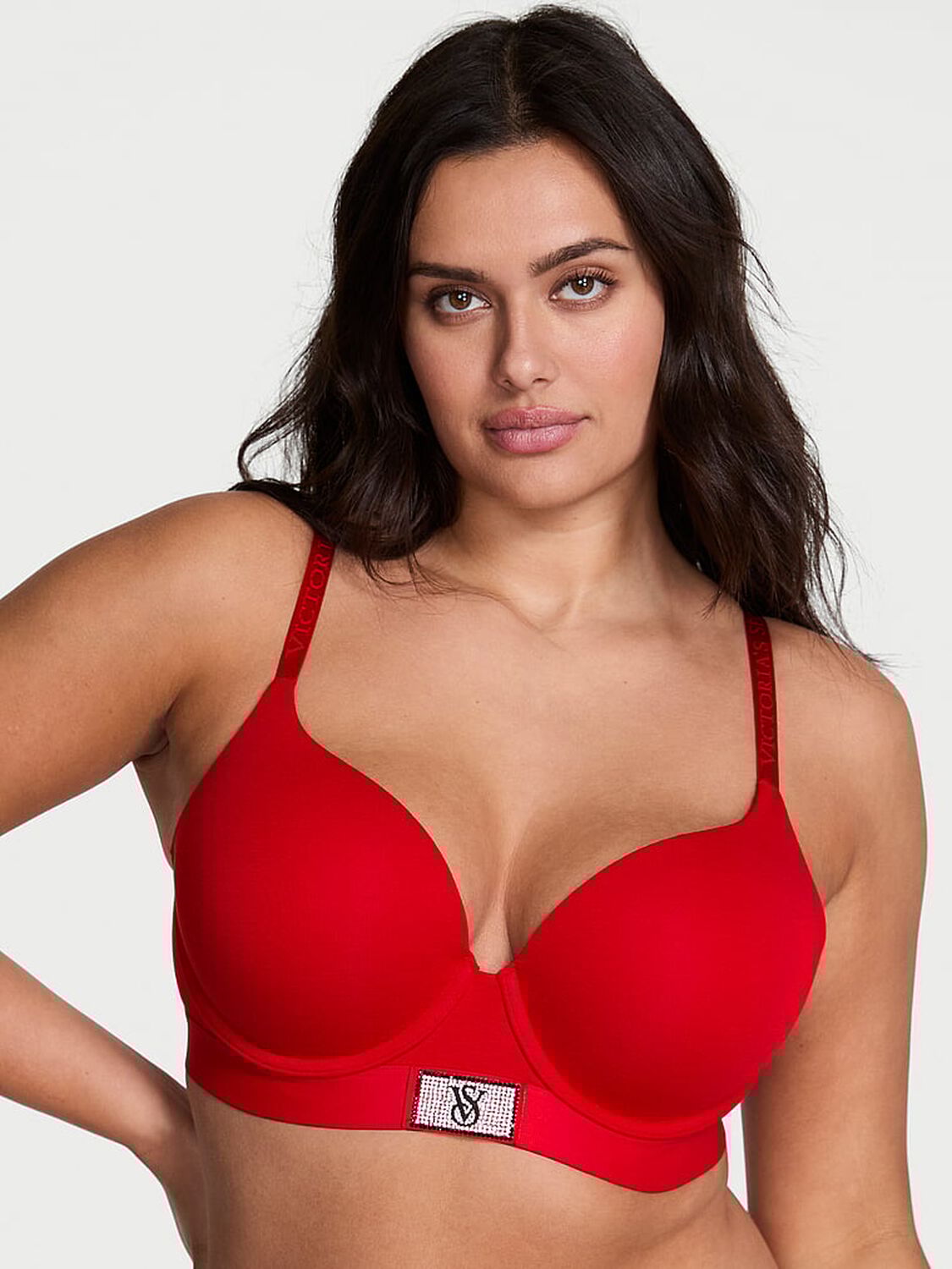vs The T-Shirt Perfect Shape Shine Patch Push-Up Bra Lipstick 1 of 3 