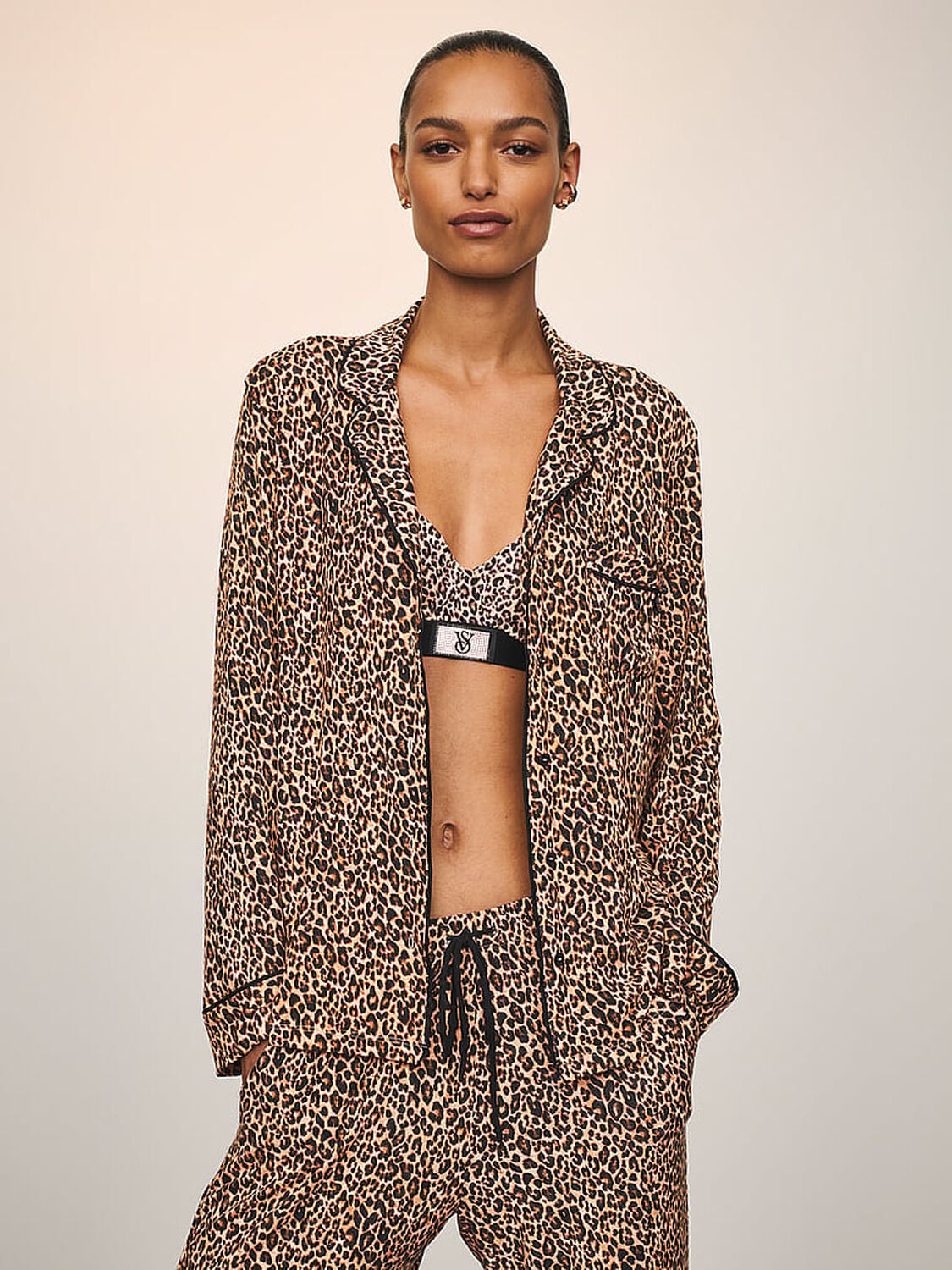 vs Victoria's Secret Modal Soft Long Pajama Set Print 4 of 4 