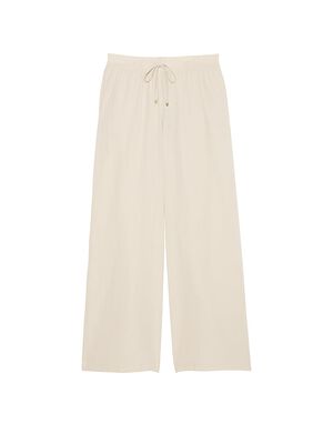 Beachwear Linen Wide-Leg Pants