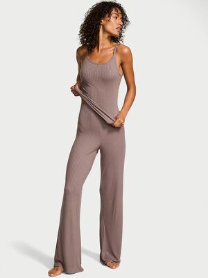 Modal Wide-Rib Lounge Tank & Pants Set
