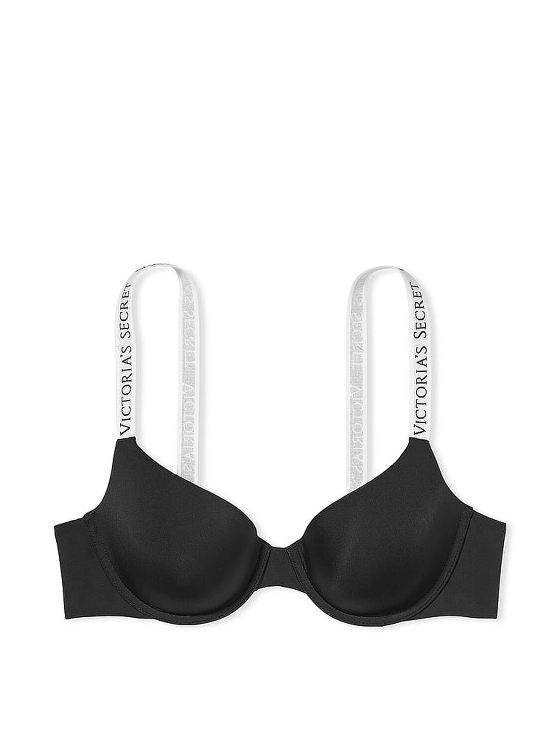 vs The T-Shirt Lightly Lined Demi Bra Black 3 of 3 