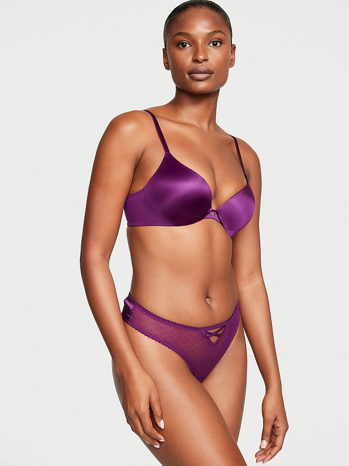 vs Very Sexy Crotchless Lace-Up Bow-Back Thong Panty 5 of 5 