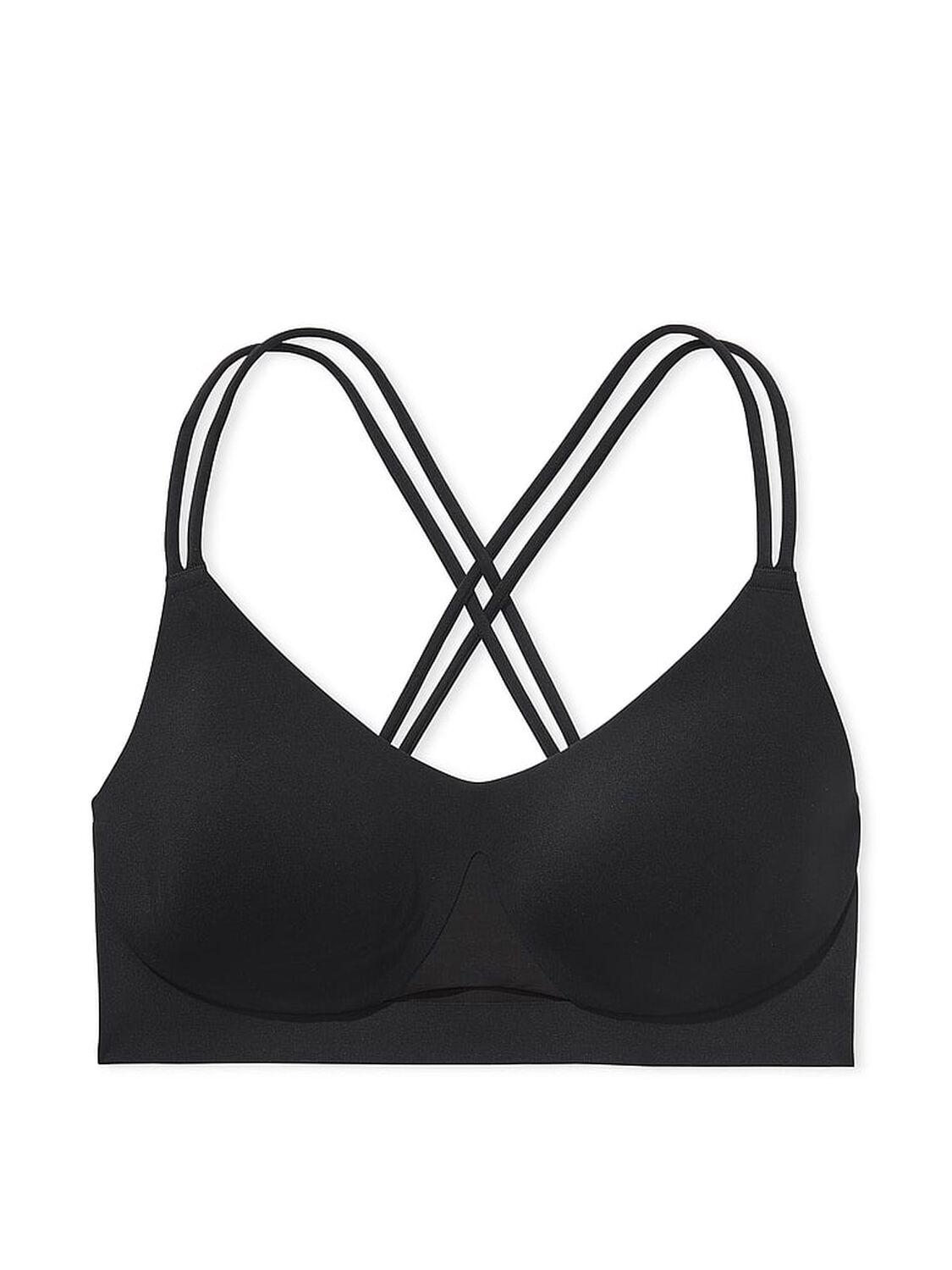 vs Victoria's Secret Elevate Strappy-Comfort Sports Bra Black 3 of 3 