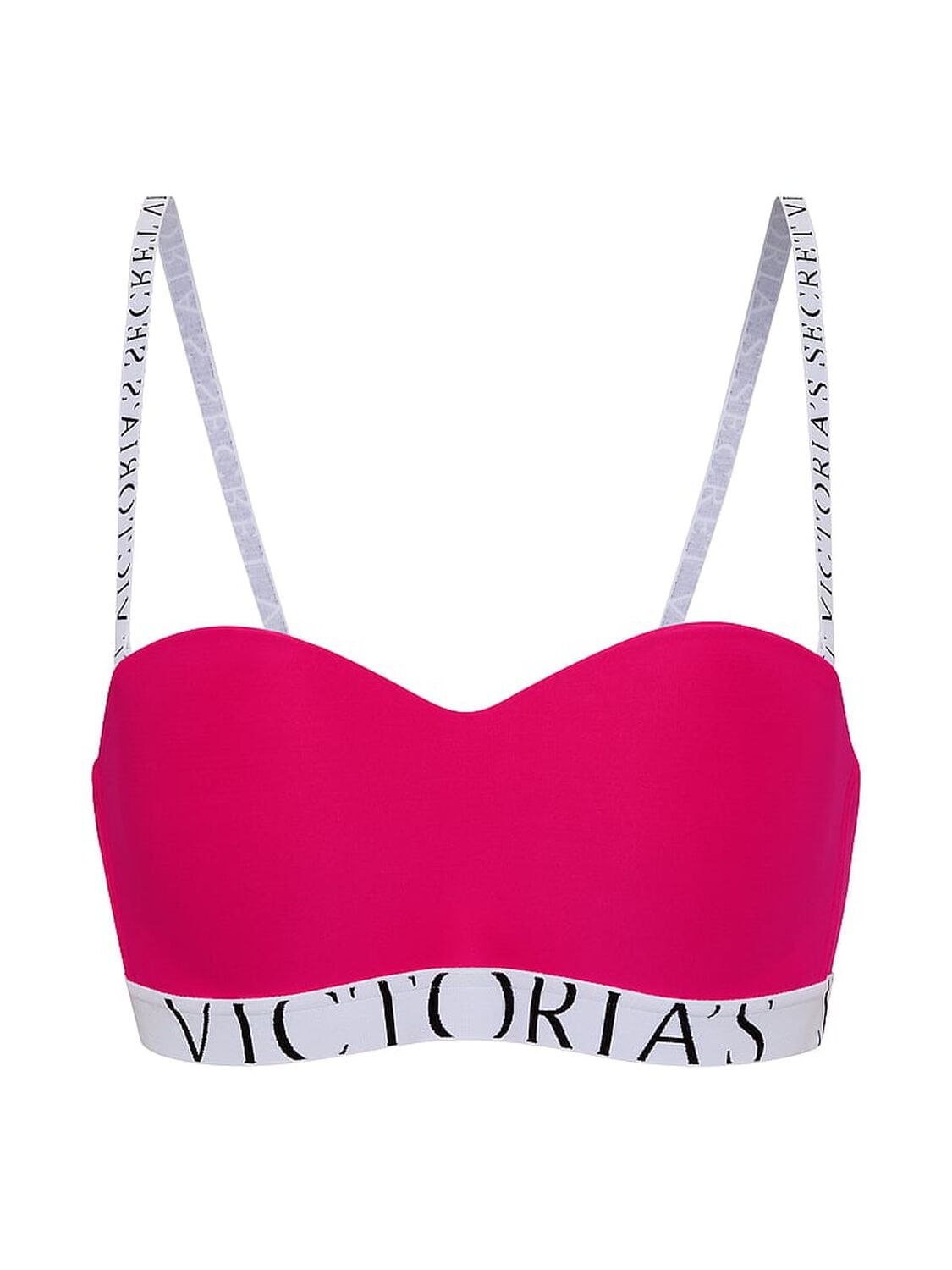 vs The T-Shirt The CoolBra&trade; Lightly Lined Balconette Strapless Bra Vibrant Fuchsia 3 of 3 