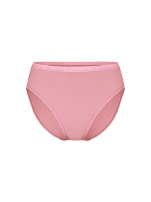 Stretch Cotton High-Leg Brief Panty