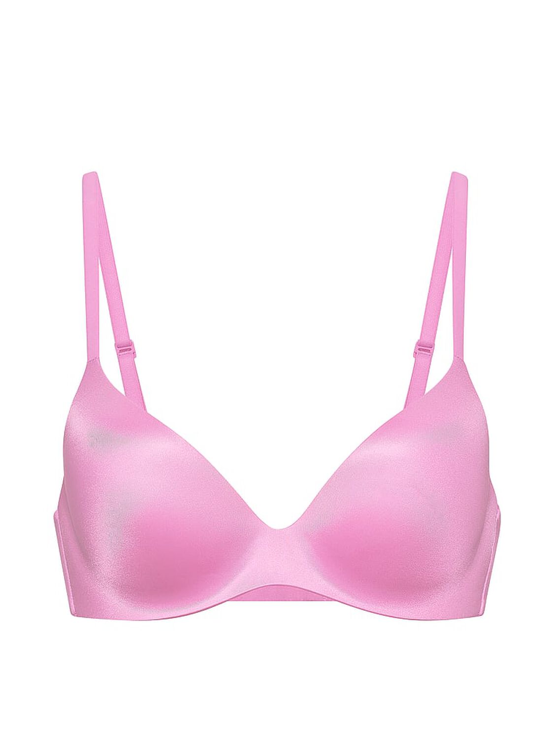 vs Body By Victoria FlexFactor Lightly Lined Plunge Demi Bra Pink Lilac 3 of 4 