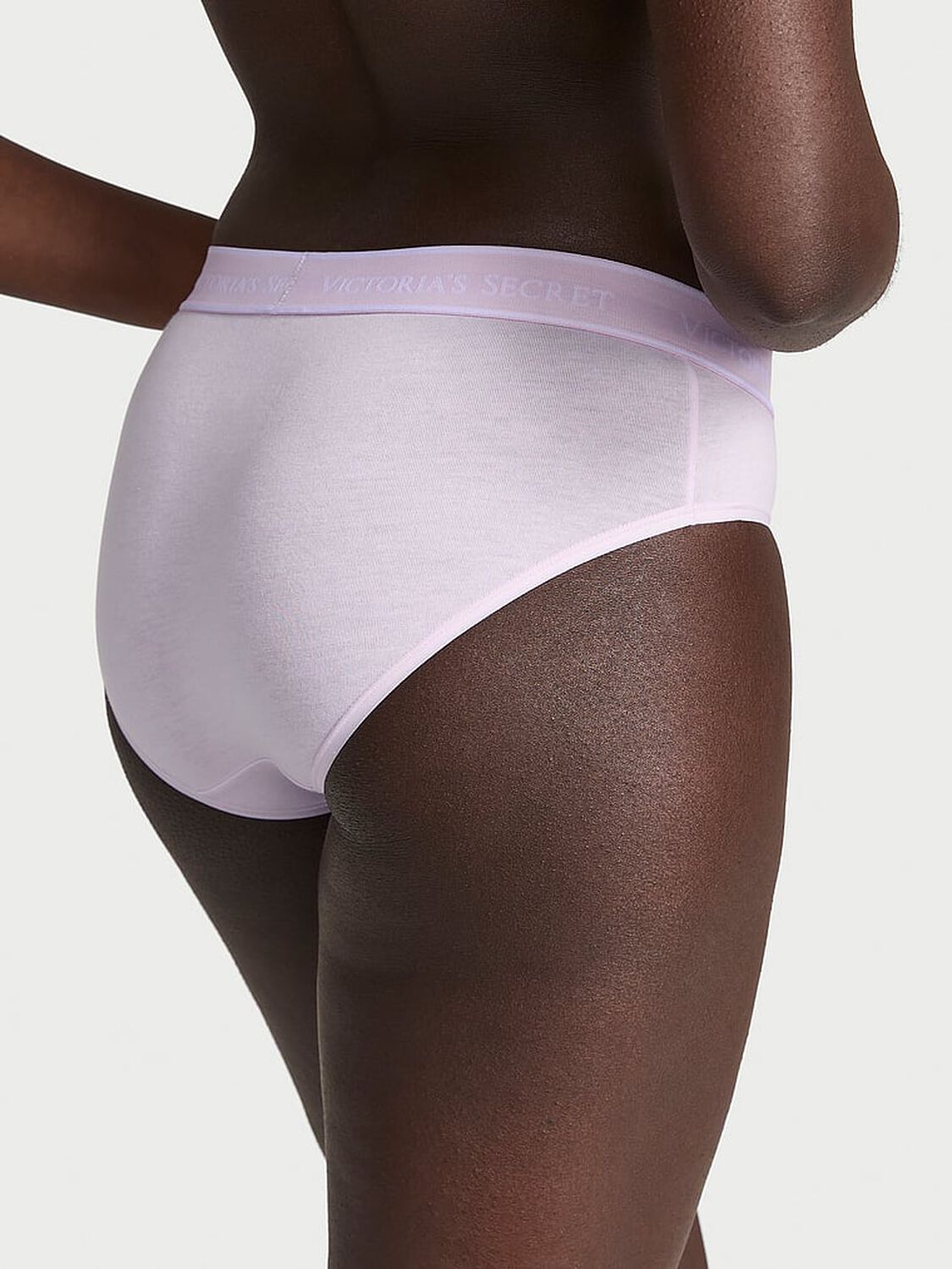 vs Cotton Logo Cotton Hiphugger Panty Delicate Violet 2 of 3 
