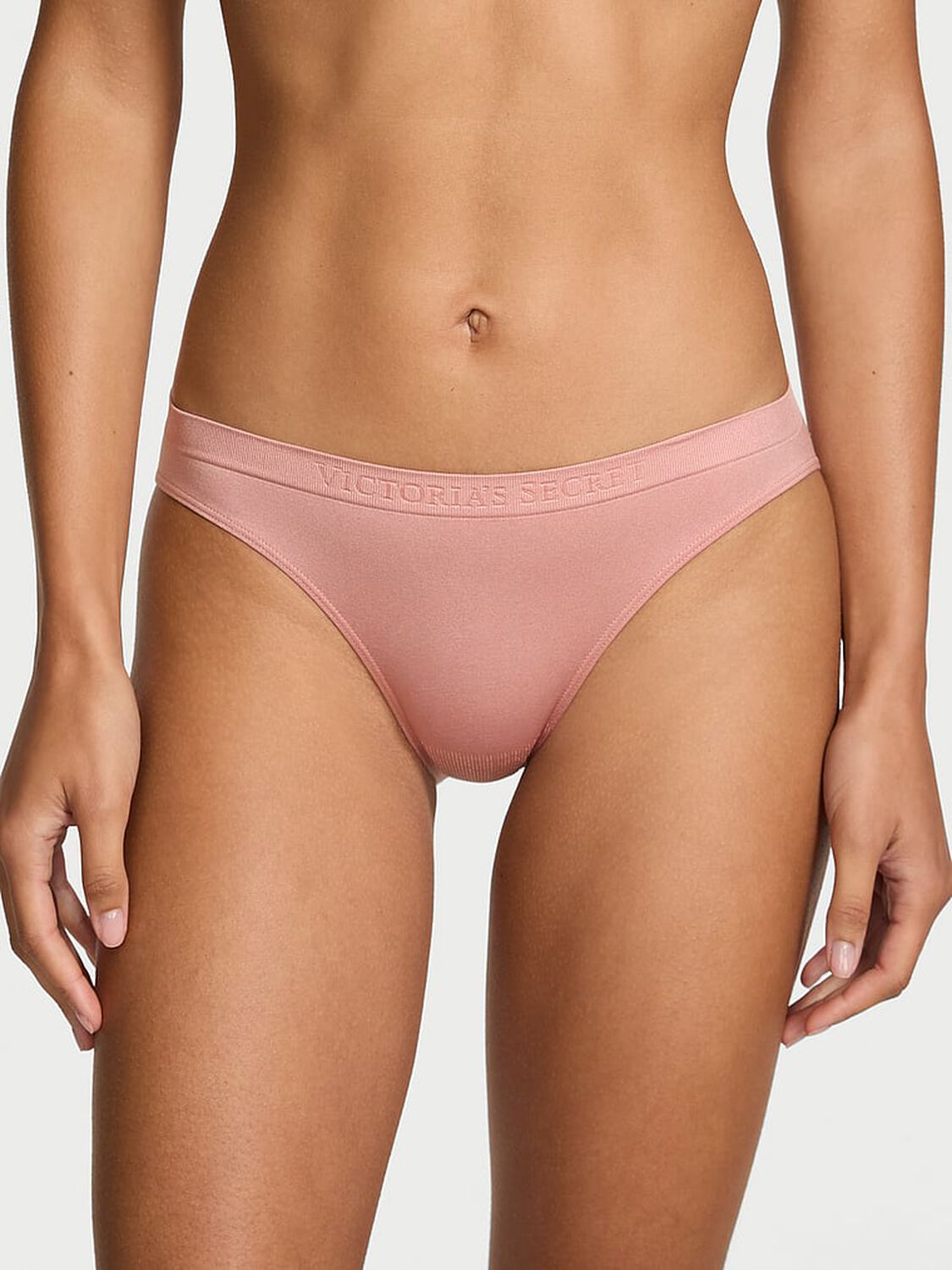 vs Seamless Seamless Shine Bikini Panty Royal Pink 1 of 2 