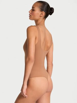 Bodywear by Victoria's Secret with FeatherSoft&trade; Innovation Square-Neck Tank Bodysuit