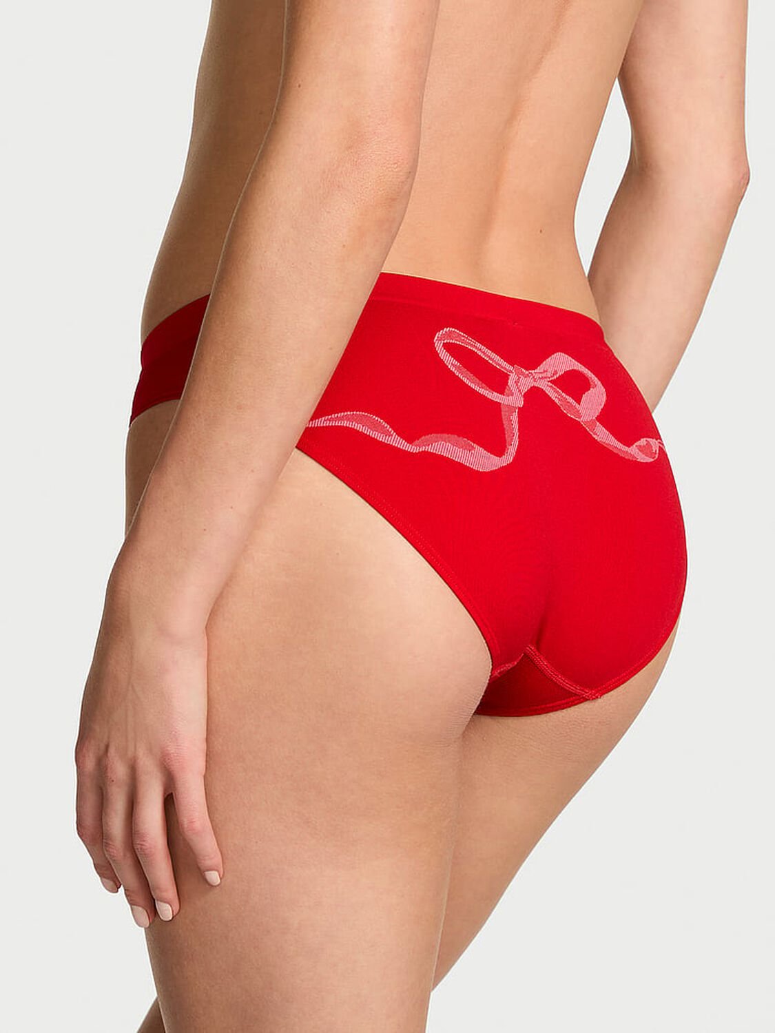 vs Seamless Seamless Bow Bikini Panty Bright Vermillion 2 of 2 