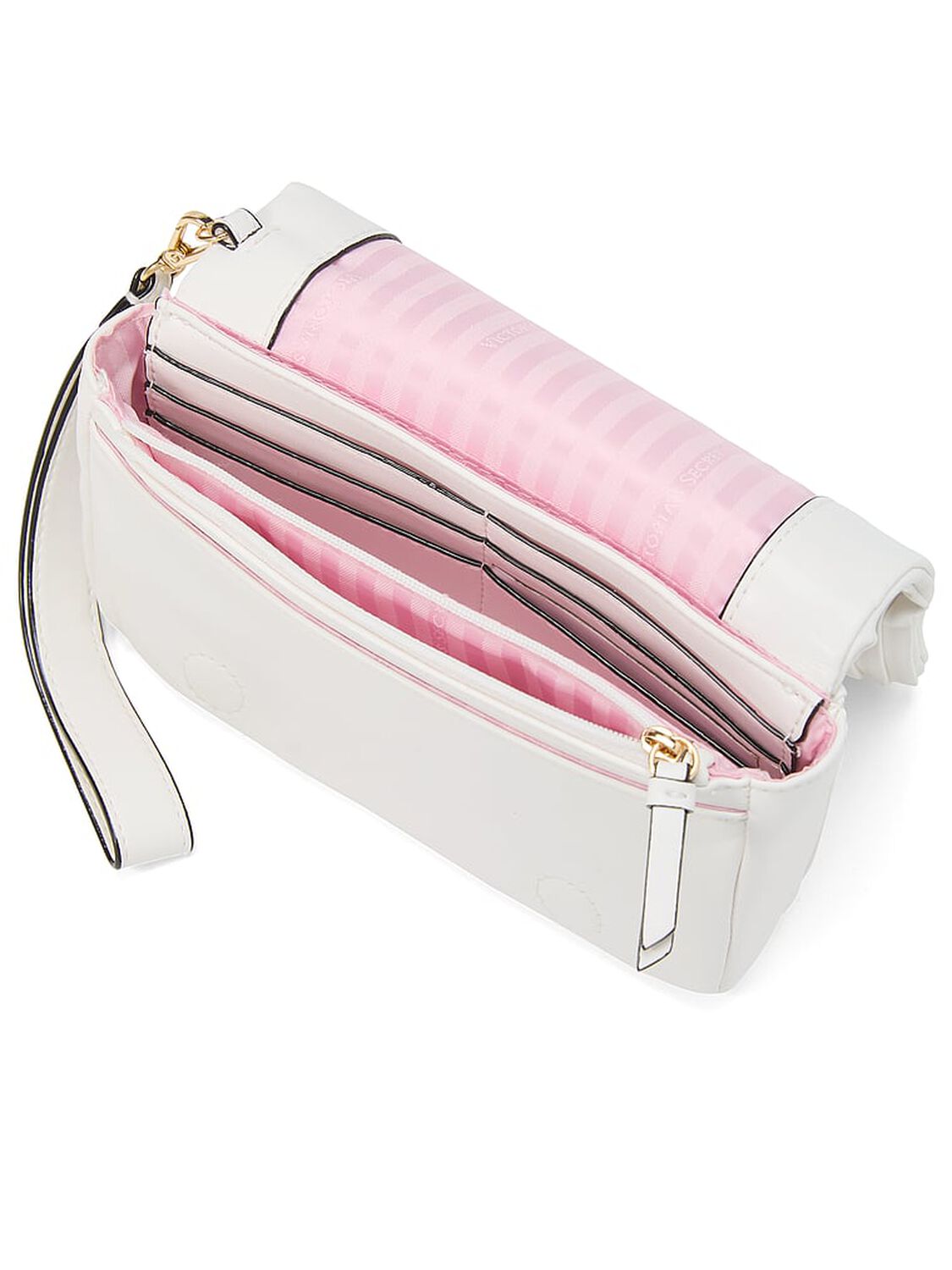 vs Victoria's Secret Phone Wristlet Coconut White 3 of 3 