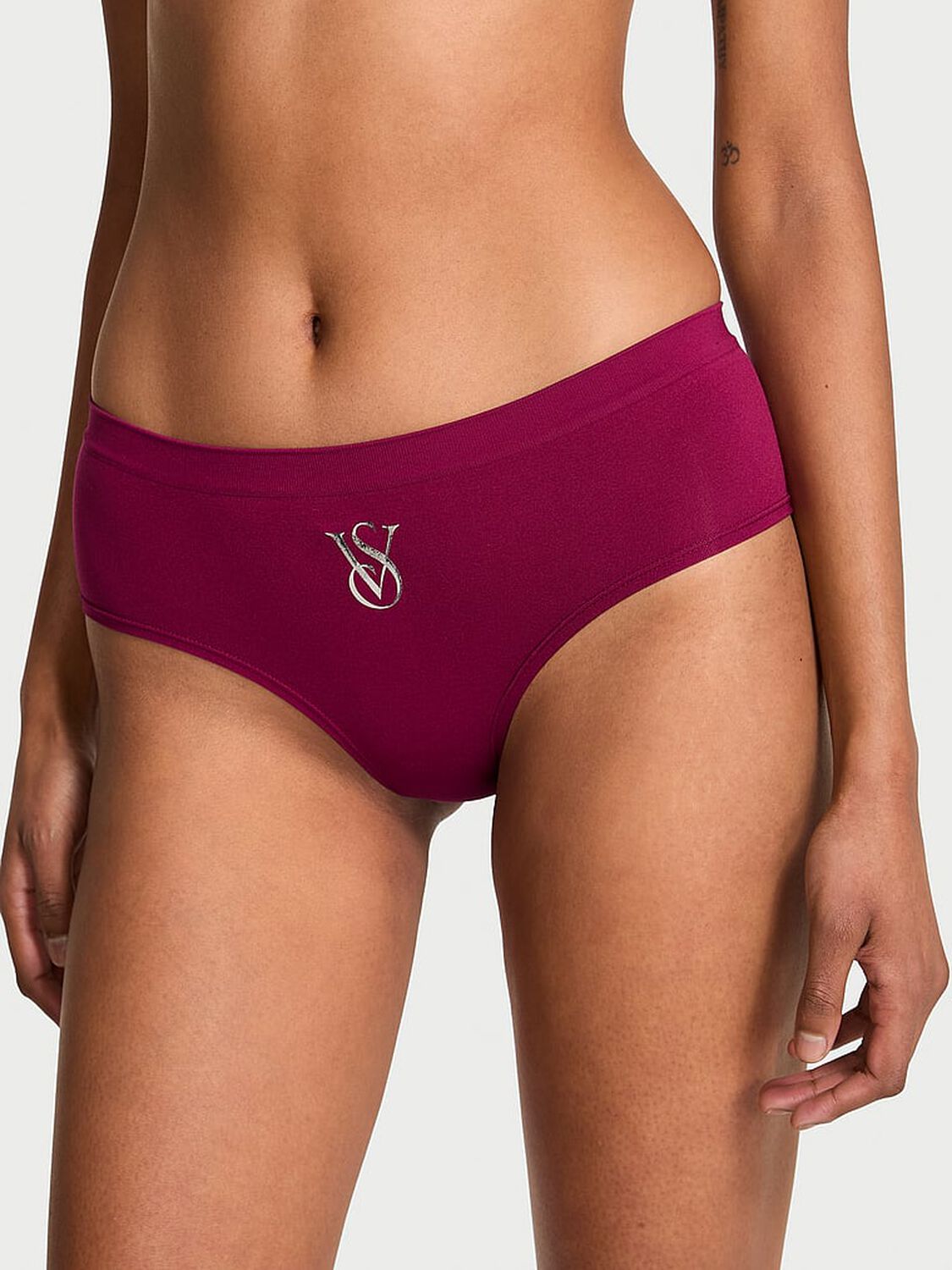 vs Seamless Seamless Sparkle Logo Hiphugger Panty Fresh Jam 1 of 3 