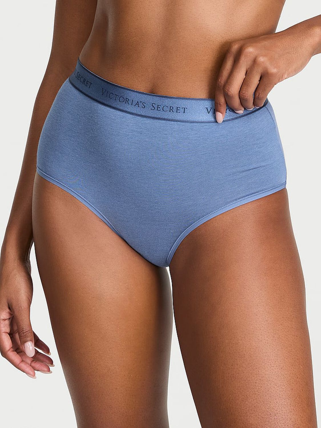 vs Cotton Logo Cotton Modern Brief Panty Moonlight Blue 1 of 3 