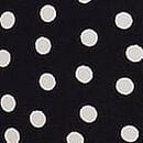 Triangle Bikini Top, Black & White Dots, swatch