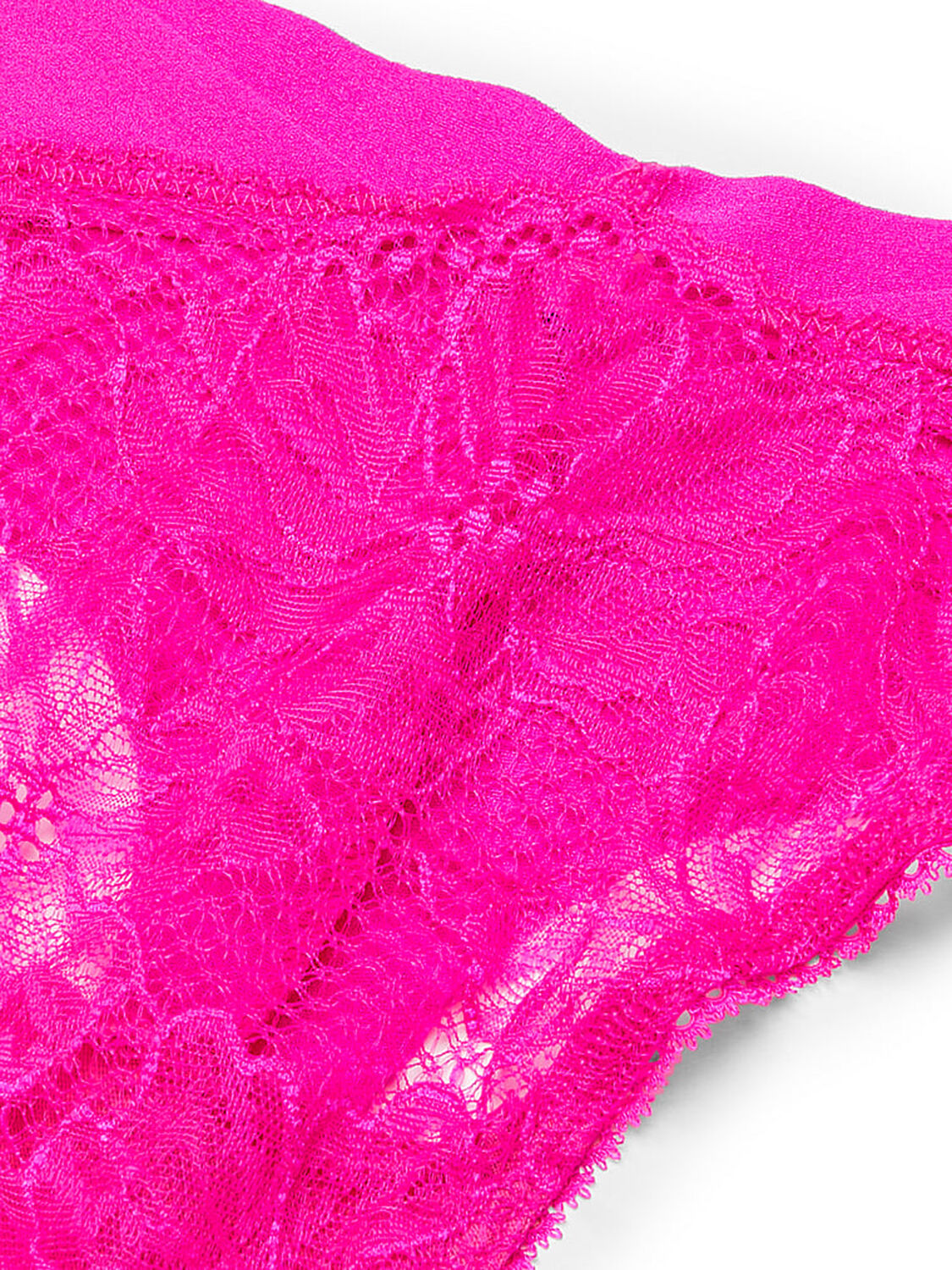 vs No-Show Lace-Front No-Show Thong Panty 4 of 4 