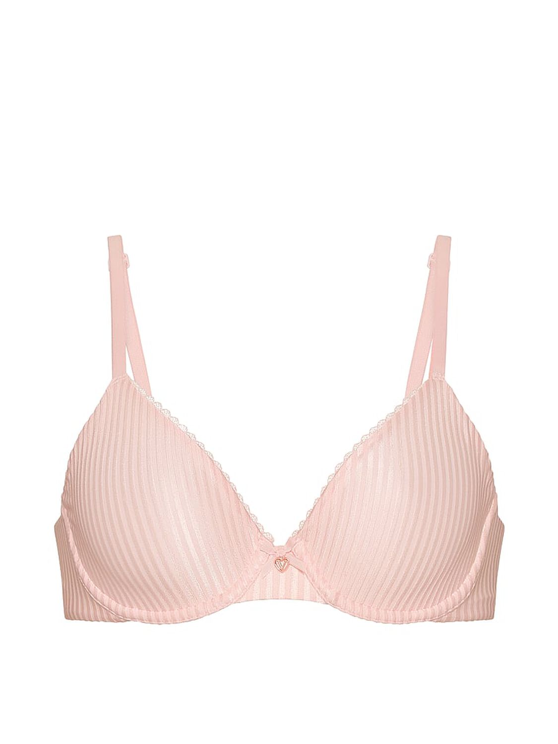 vs Body By Victoria Invisible Lift Unlined Demi Bra Purest Pink 3 of 4 