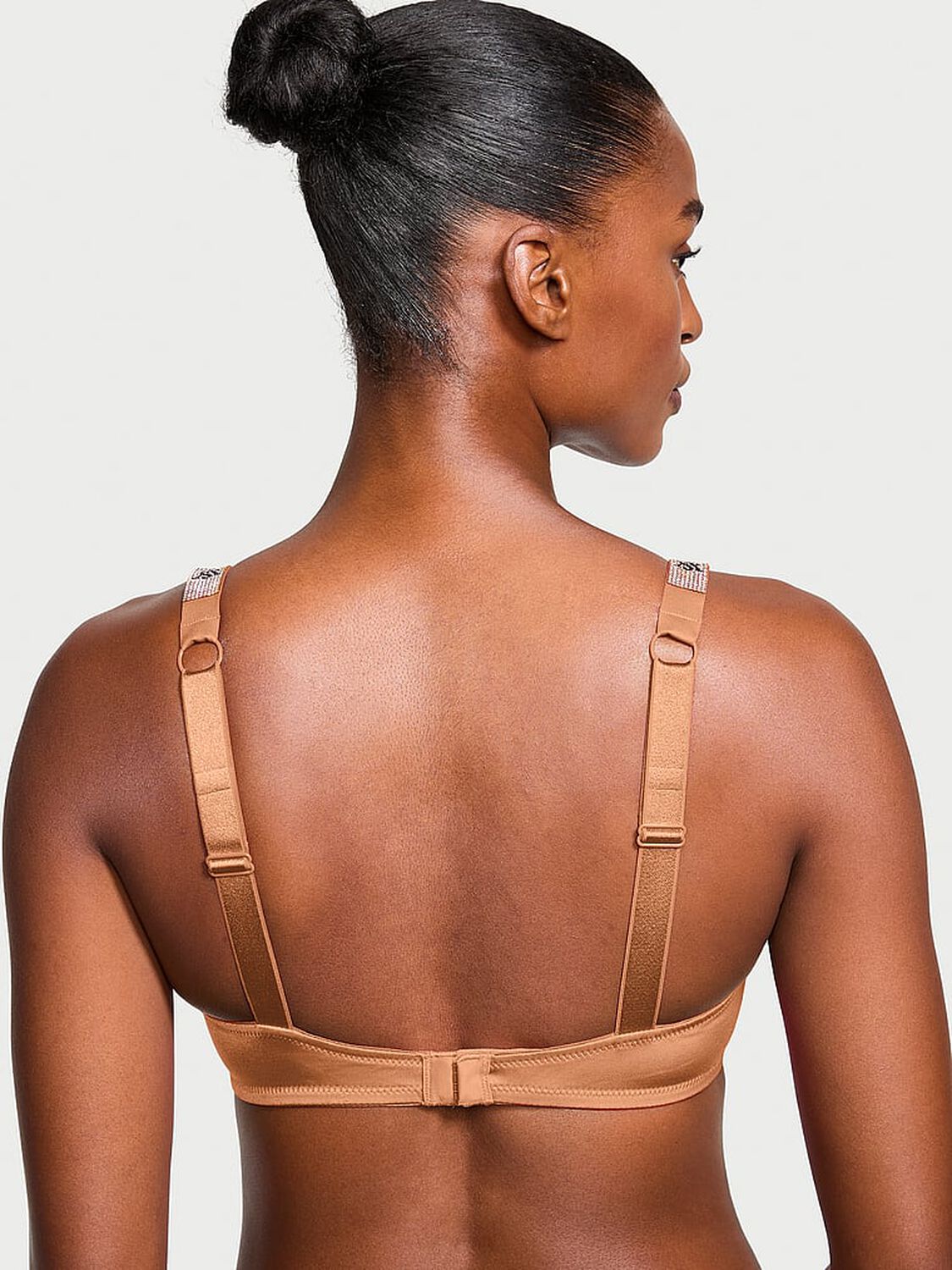 vs Very Sexy Shine Strap Scoop Bralette Honey Glow 2 of 3 