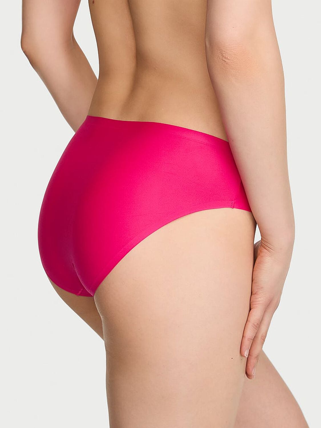 vs Body By Victoria Body by Victoria Flex Mid-Rise Bikini Panty Pop Pink 2 of 2 