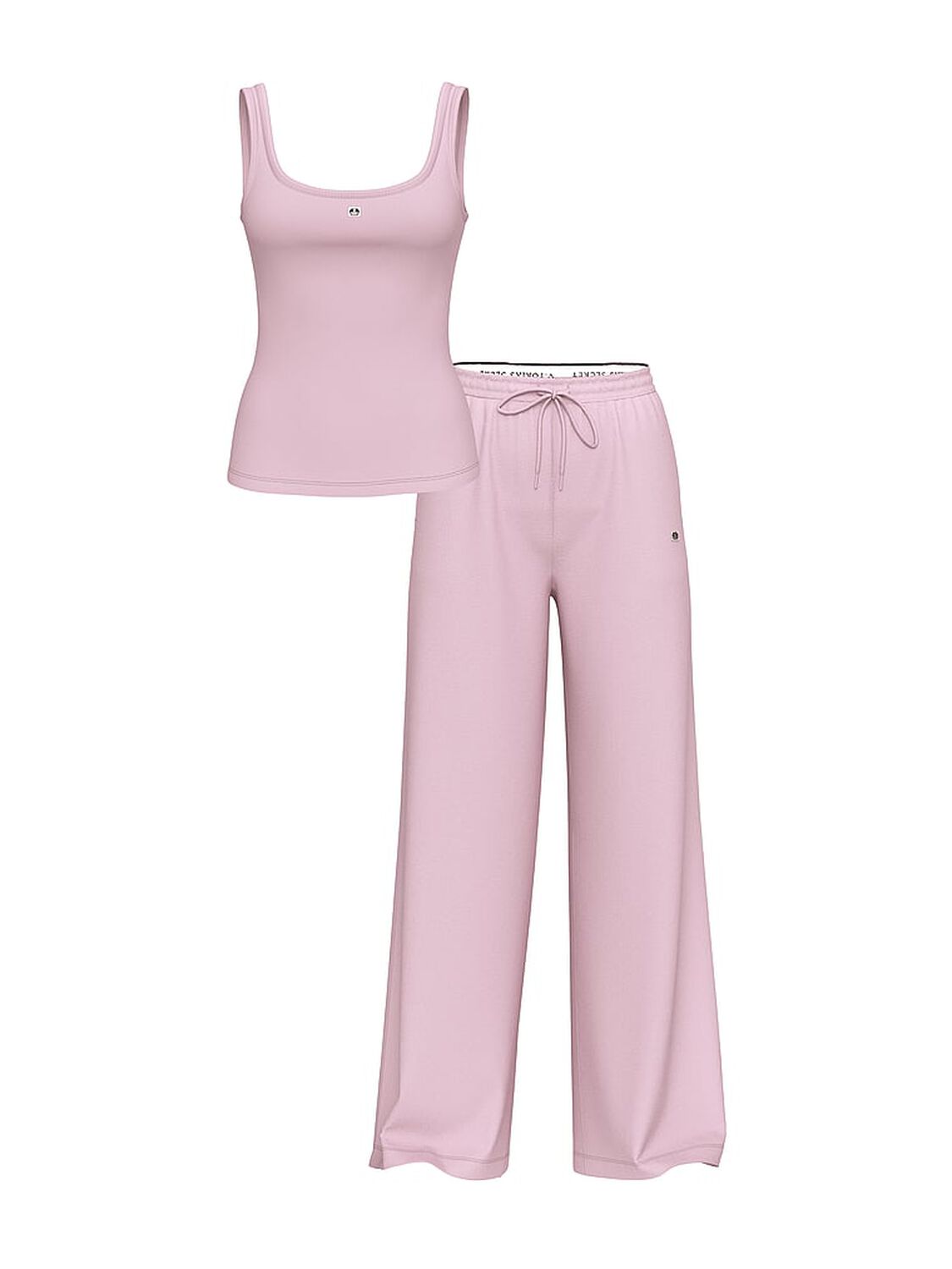 vs Victoria's Secret 100% Cotton Tank Long Pajama Set 3 of 3 