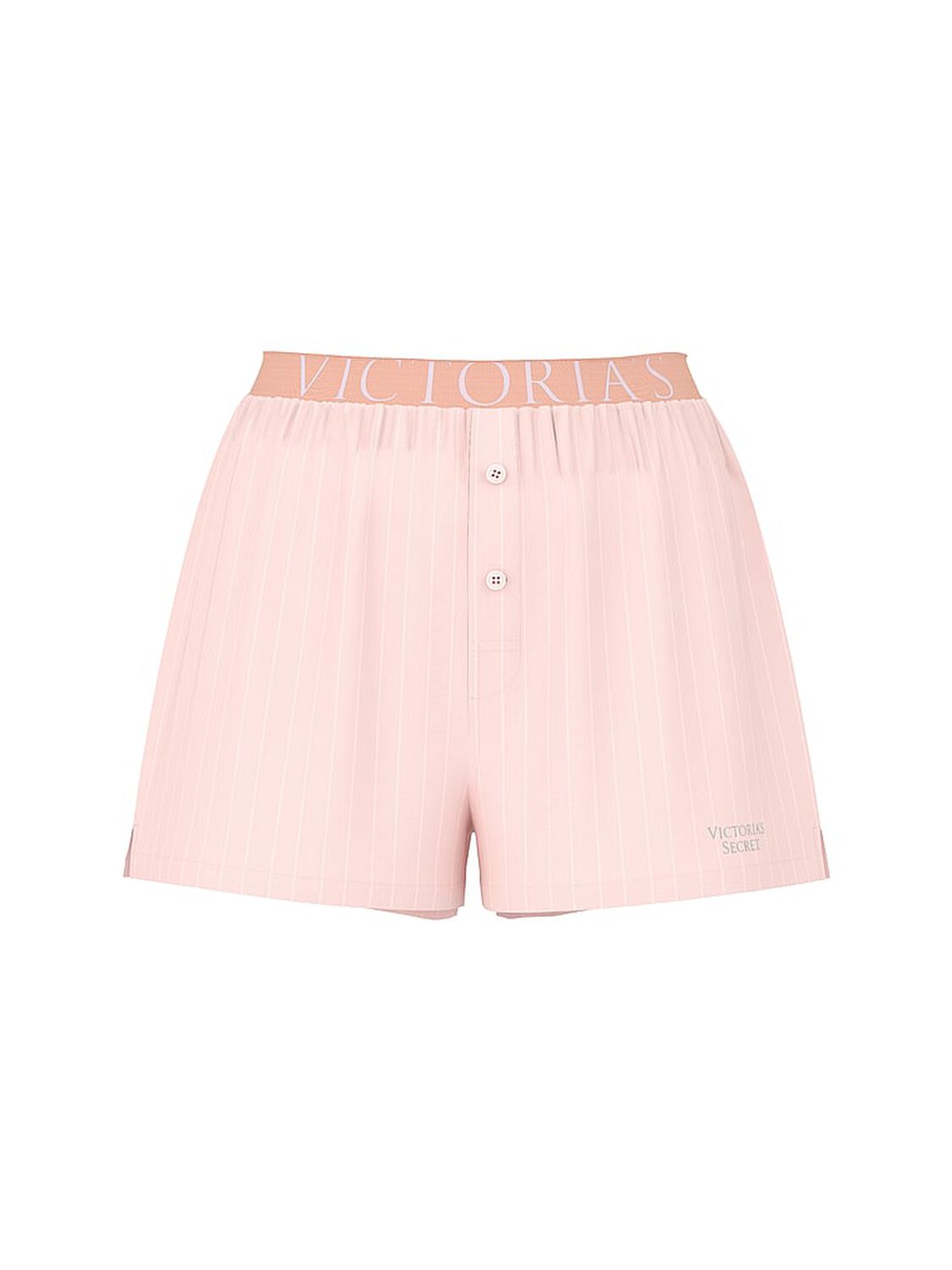 vs Victoria's Secret Mix & Match Sleep Heritage Cotton Pajama Shorts Pink Gin Stripes 3 of 4 