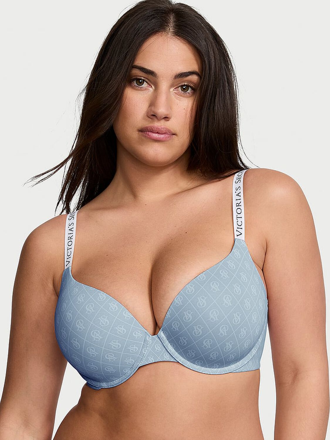 vs The T-Shirt Push-Up Perfect Shape Bra Blue 1 of 3 