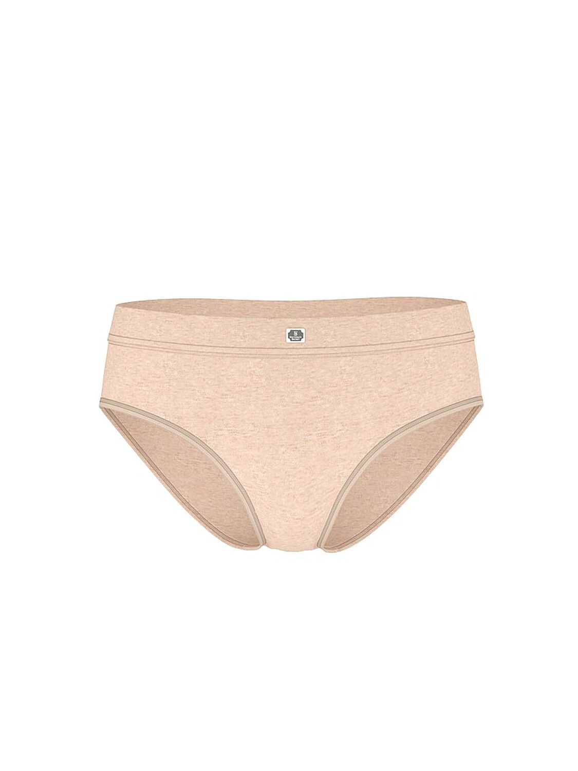 vs Cotton Logo Cotton Hiphugger Panty Heather Nude 2 of 3 