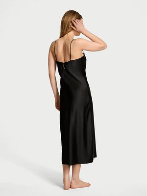 Luxe Satin Long Slip Dress