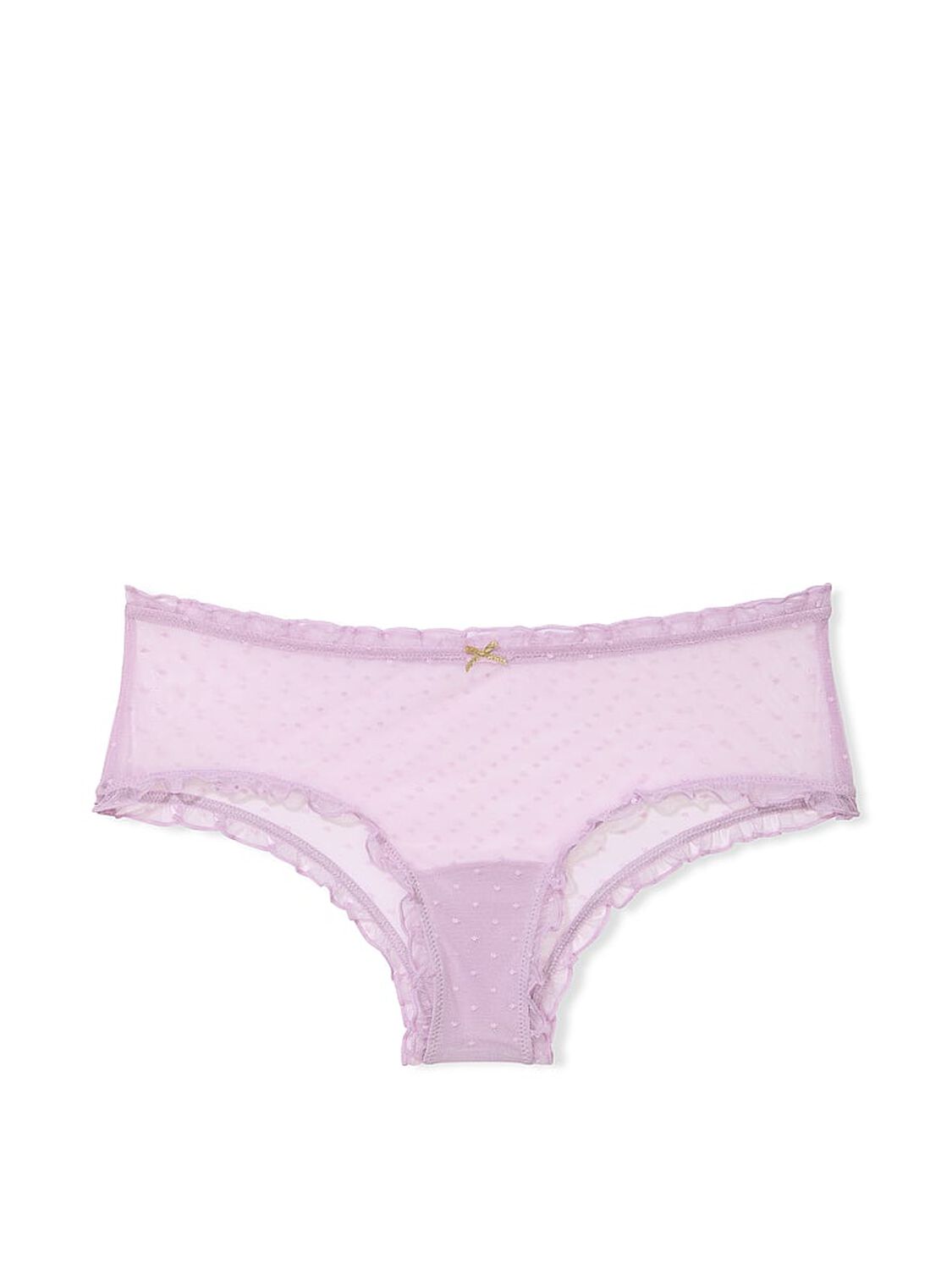 vs The Lacie Dot Mesh Ruffled Cheeky Panty Hope Lilac 1 of 1 