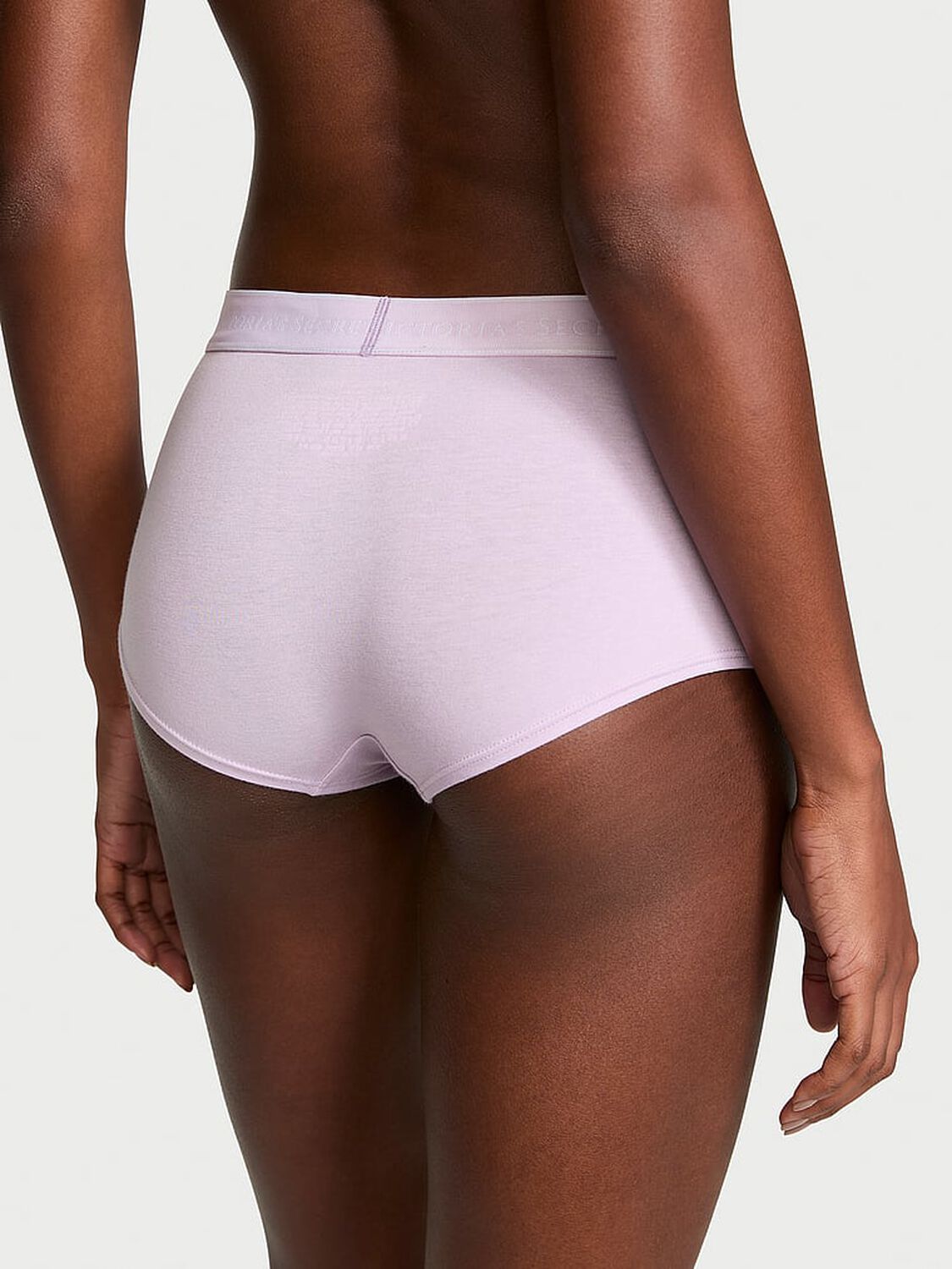vs Cotton Logo Cotton Boyshort Panty Hope Lilac 2 of 3 