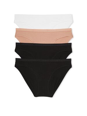 4-Pack Stretch Cotton Bikini Panties