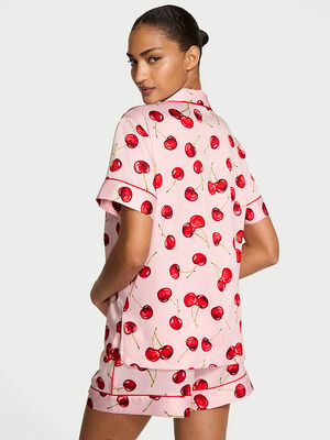 Signature Satin Short Pajama Set