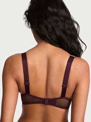 Bombshell Add-2-Cups Shine Strap Rose Lace Push-Up Bra