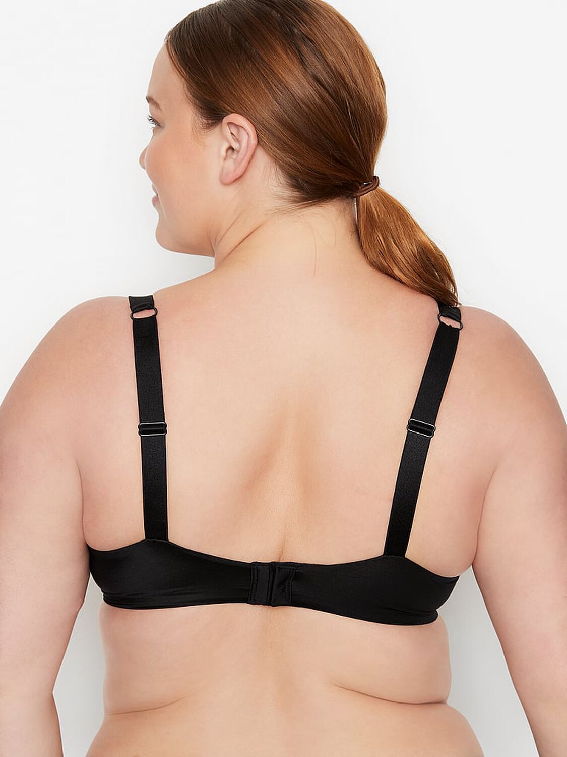 vs Very Sexy Shine Strap Push-Up Bra Black 2 of 4 