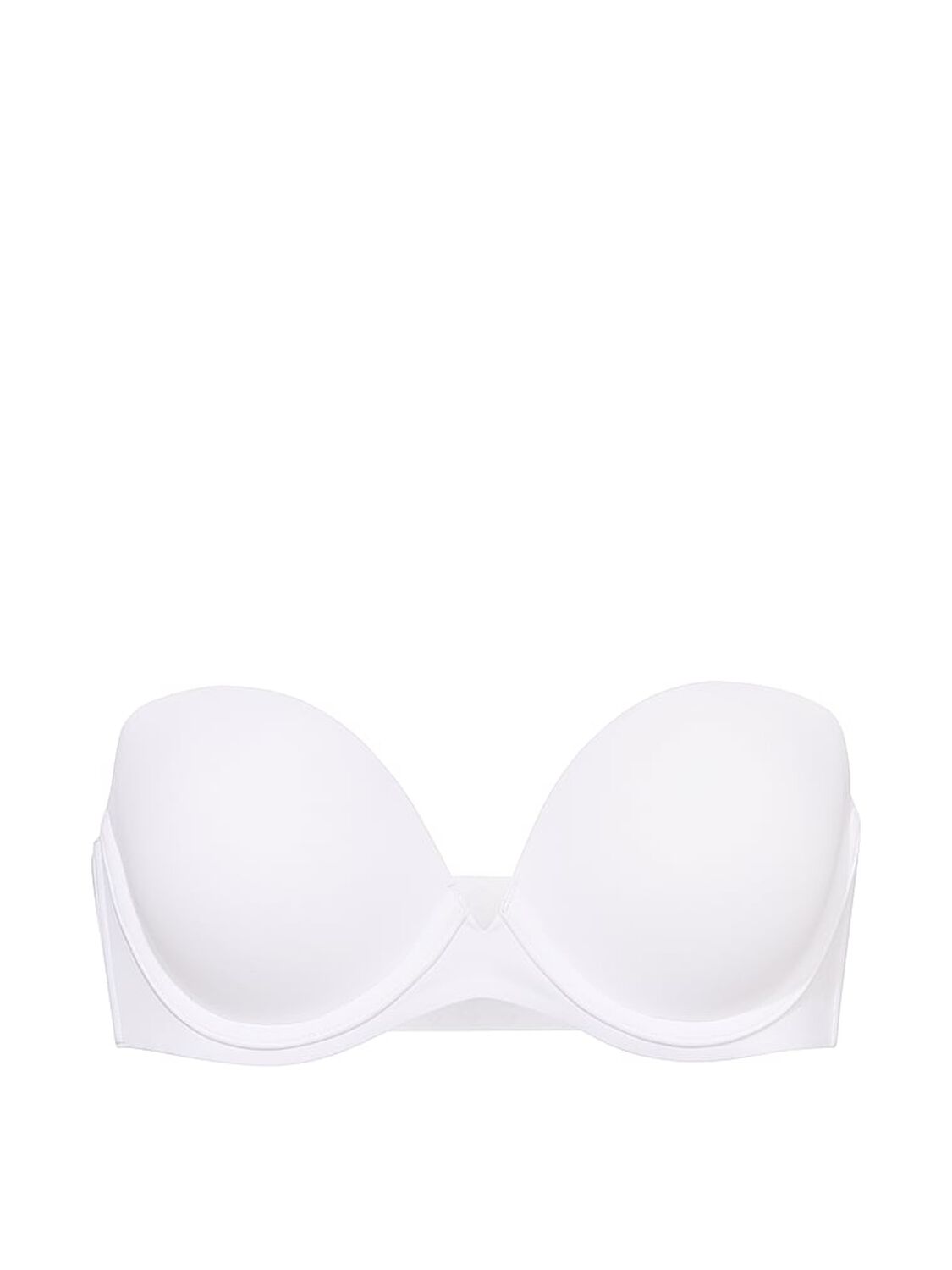 vs Victoria's Secret Bare Push-Up Strapless Bra Vs White 3 of 4 