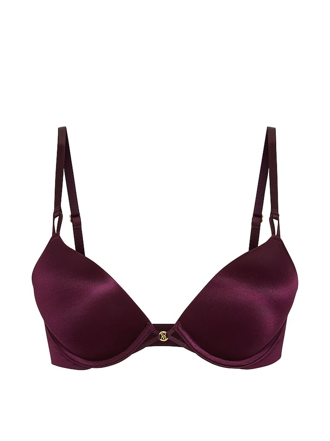 vs Very Sexy Bombshell Add-2-Cups Smooth Push-Up Bra Winter Wine 3 of 3 