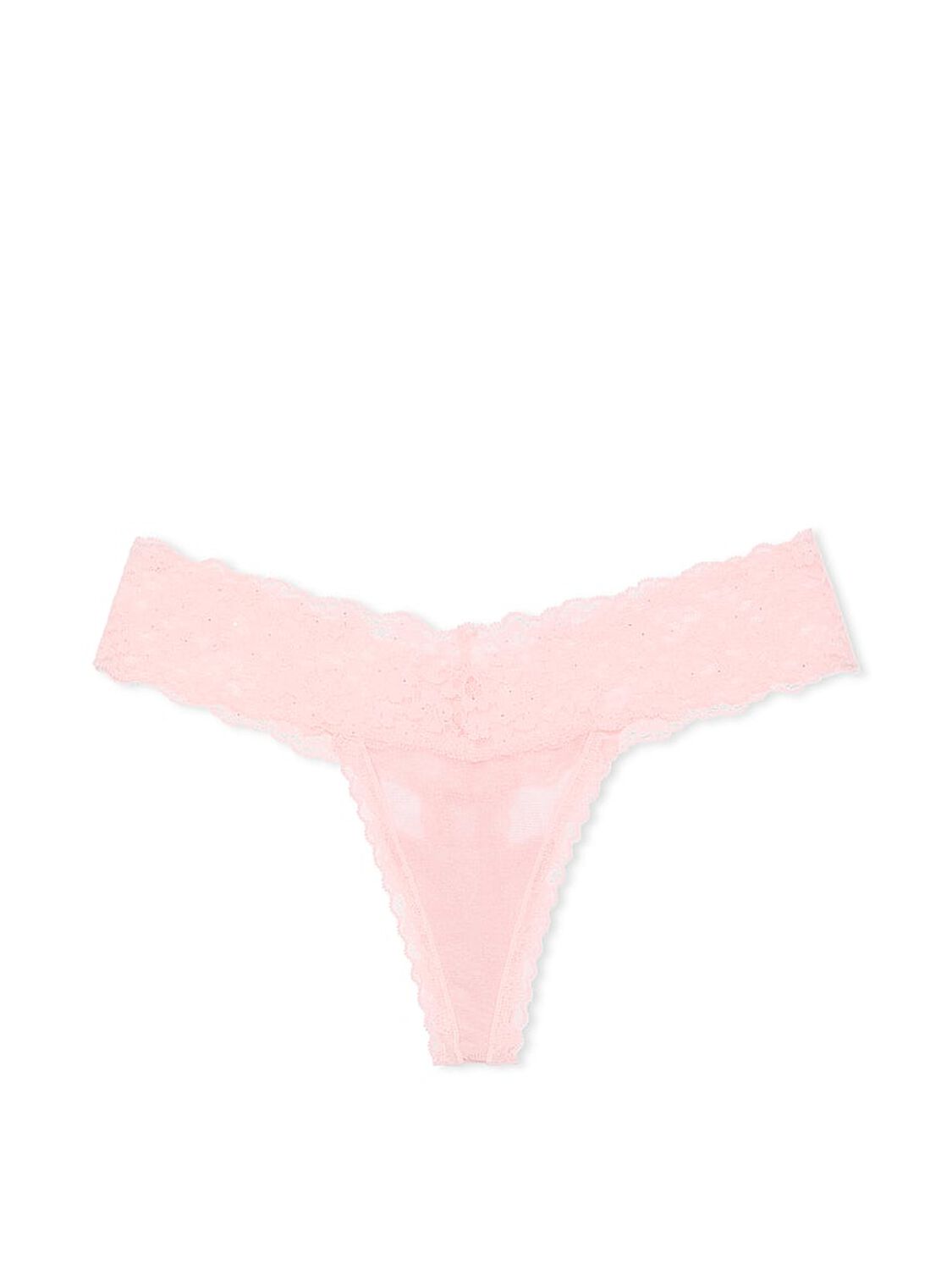 vs The Lacie Sequin Posey Mesh Thong Panty Pretty Blossom 3 of 4 