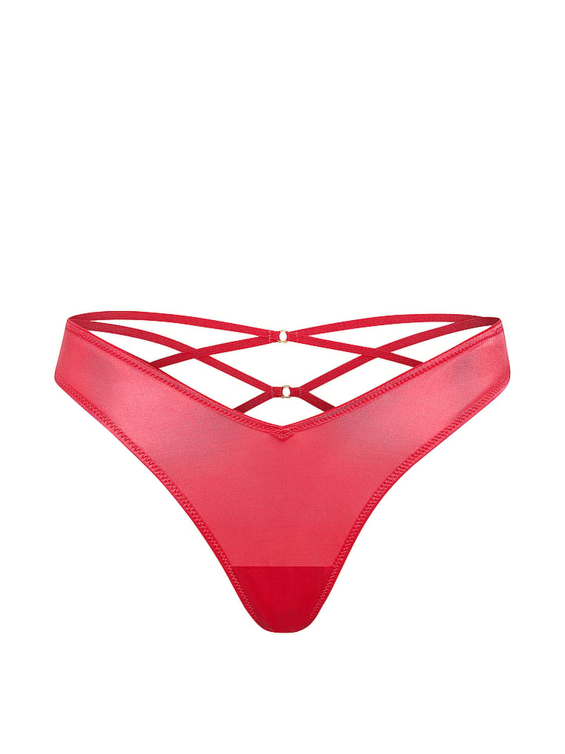 vs Very Sexy Smooth Strappy-Back High-Leg Thong Panty 3 of 3 