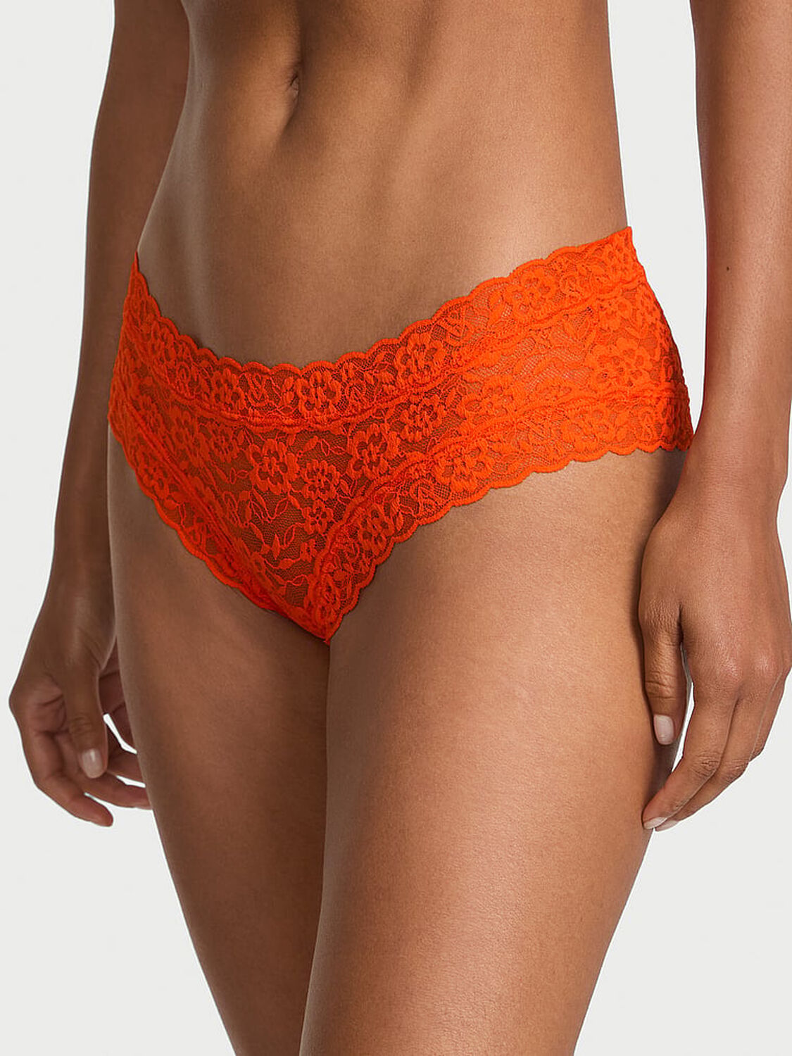 vs The Lacie Blossom Lace Cheeky Panty Wild Orange 1 of 3 