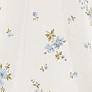 Wildflower Chiffon Cami Set, White & Blue Wildflowers, swatch