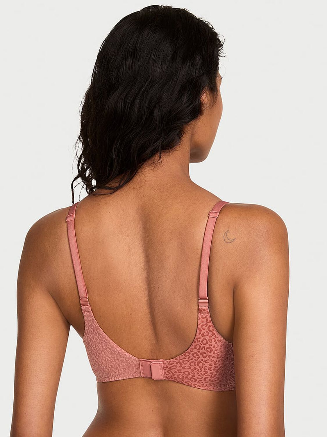 vs Body By Victoria FlexFactor Lightly Lined Plunge Demi Bra Desert Blush 1 of 5 