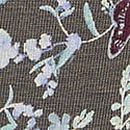 Logo Cotton Thong Panty, Expedition Green Butterflies, swatch